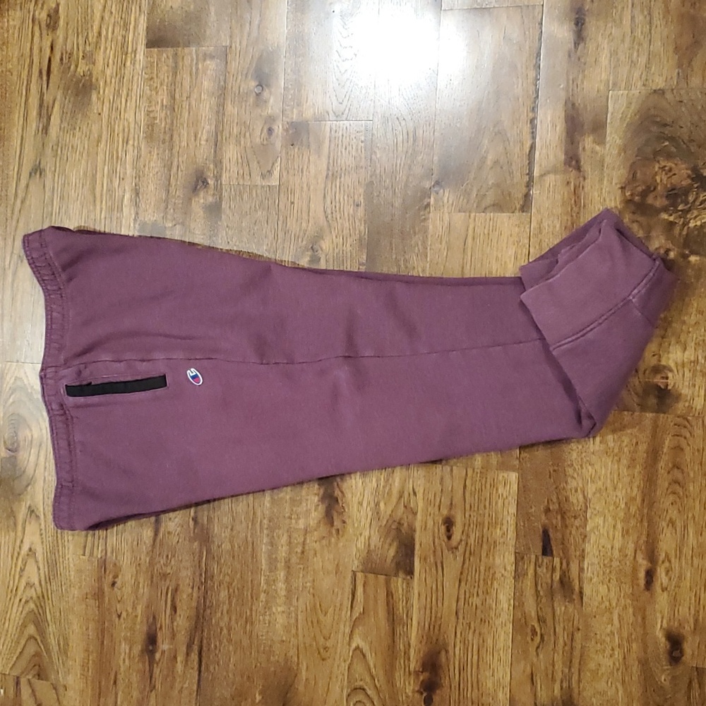 Mens Champion purple pull on joggers size L